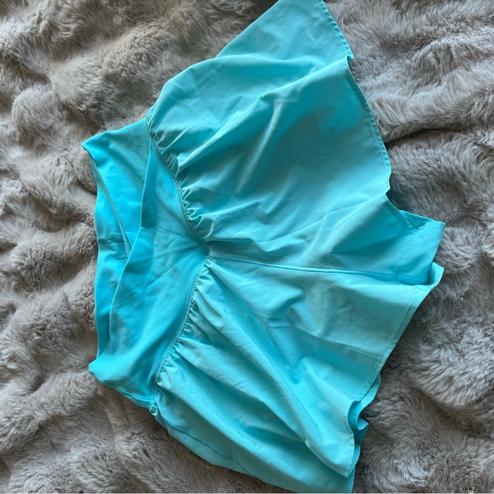 Aerie Offline Light Blue Crossover “Real Me” Flowy Shorts